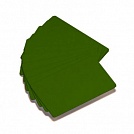 Карточки Zebra, 30 mil (PVC), зеленые, 500 шт. арт. 104523-135